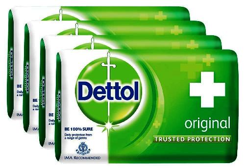 Dettol Original Soap, 125g (Pack Of 4 + 1)