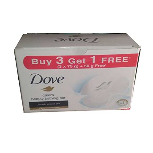 Dove cream beauty bathing bar 75g, Buy 3 get 1 Free