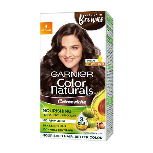 Garnier Color Naturals 70ml + 60g Shade 4 Brown