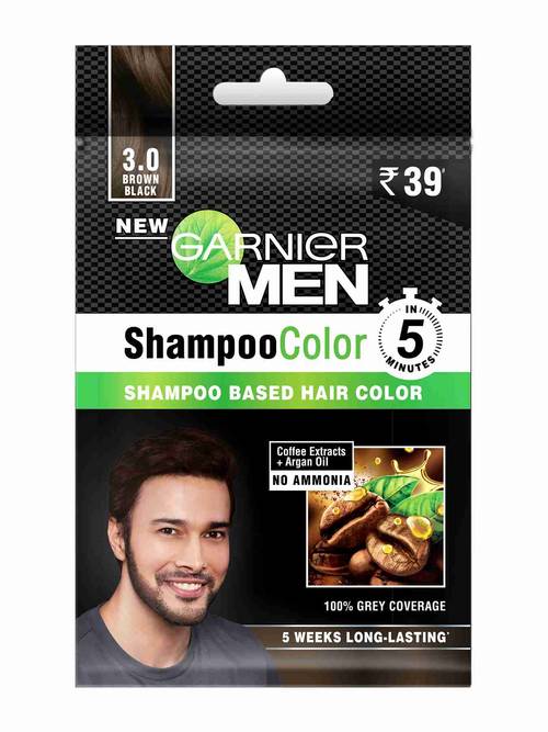 Garnier Men Shampoo Hair Color Shade 300