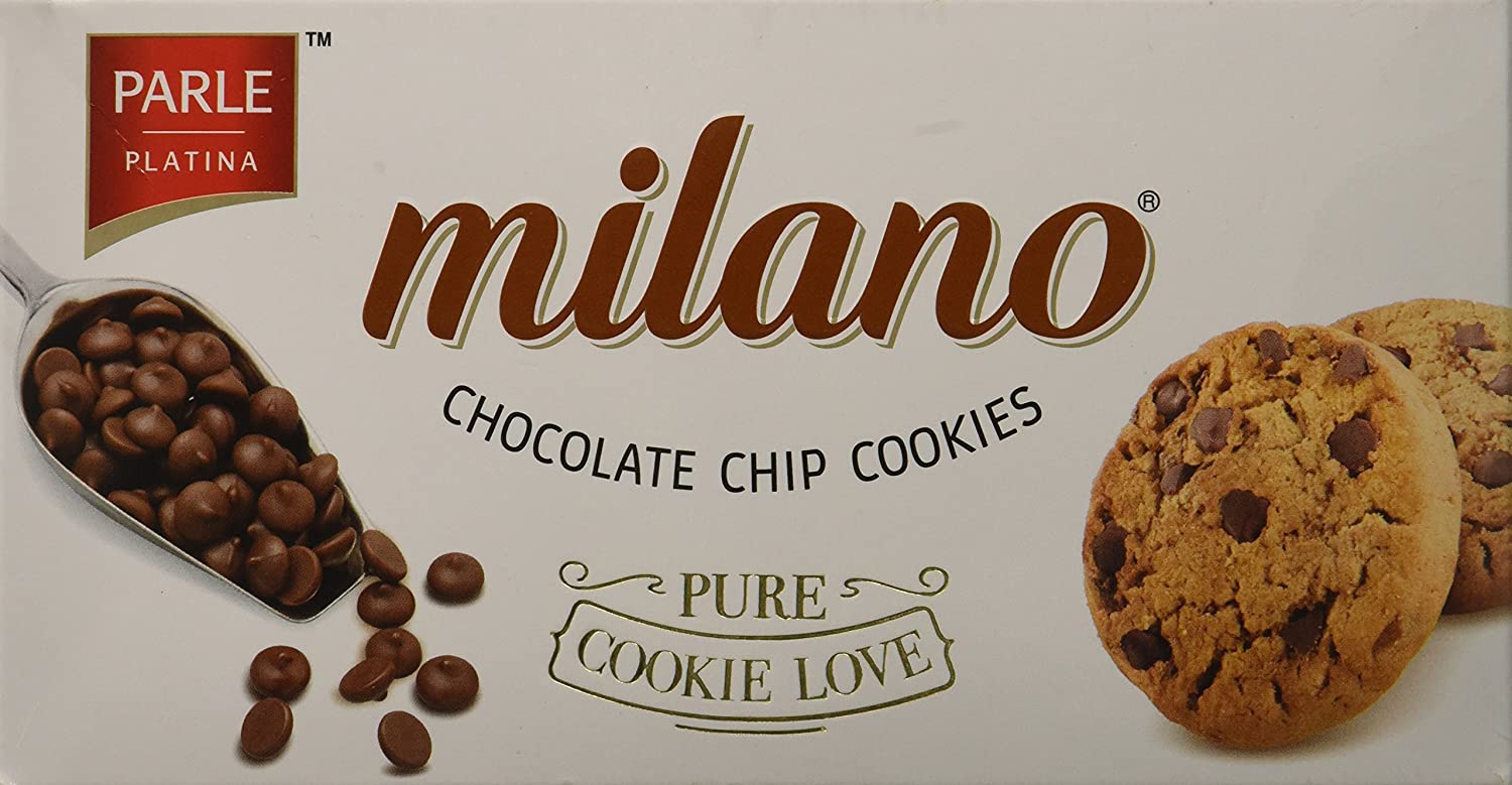 Parle Milano Chocolate Chip Cookies, 75g