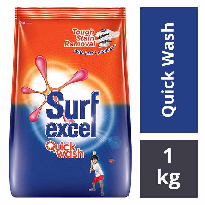 Surf Excel Quick Wash Powder - 1 kg