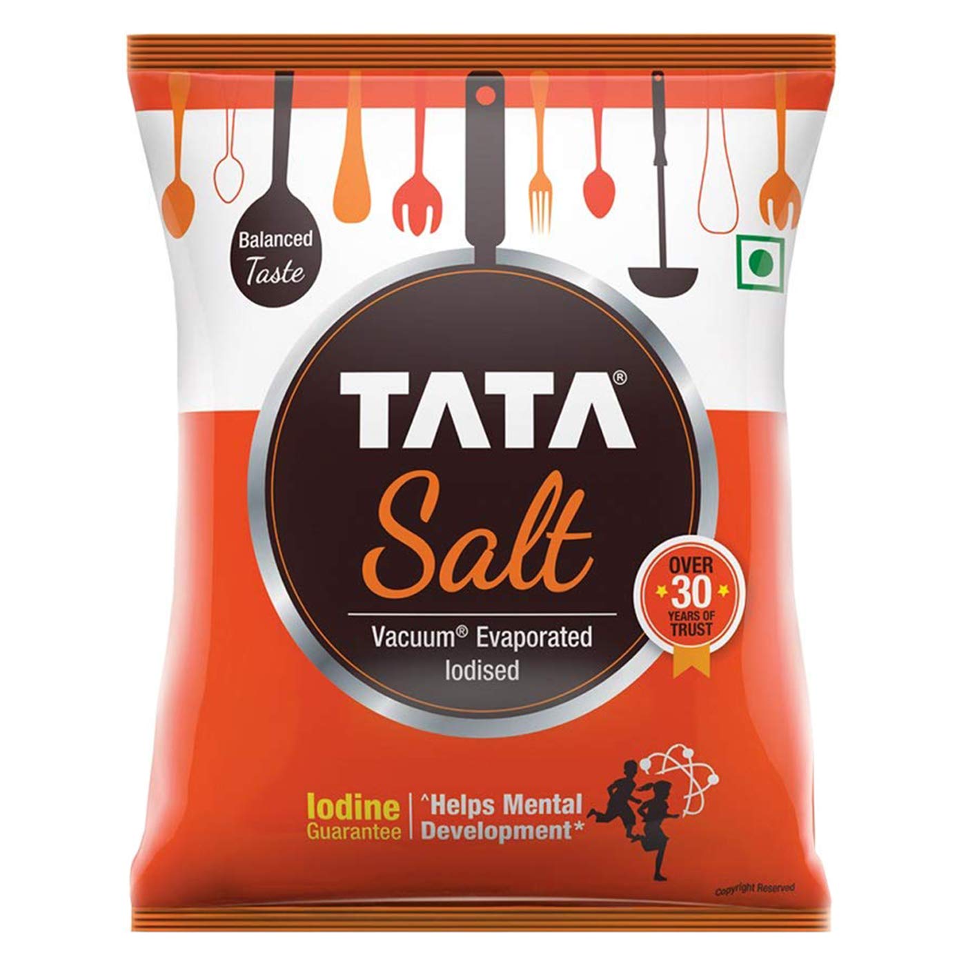 Tata Salt Iodized, 1 kg Pouch