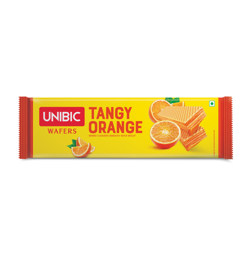 Unibic Tangy Orange Wafers 25G