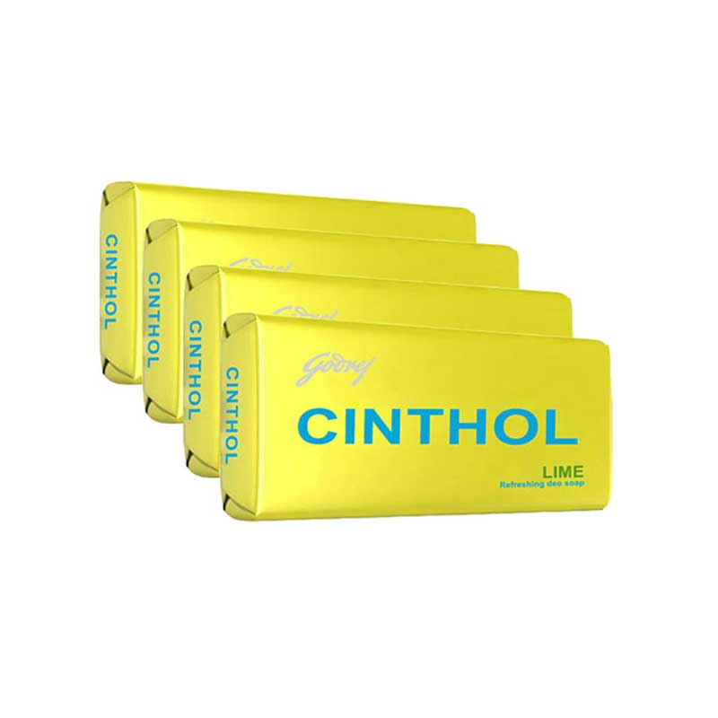 CINTHOL LIME SOAP (PACK OF 4 - 100 GM)
