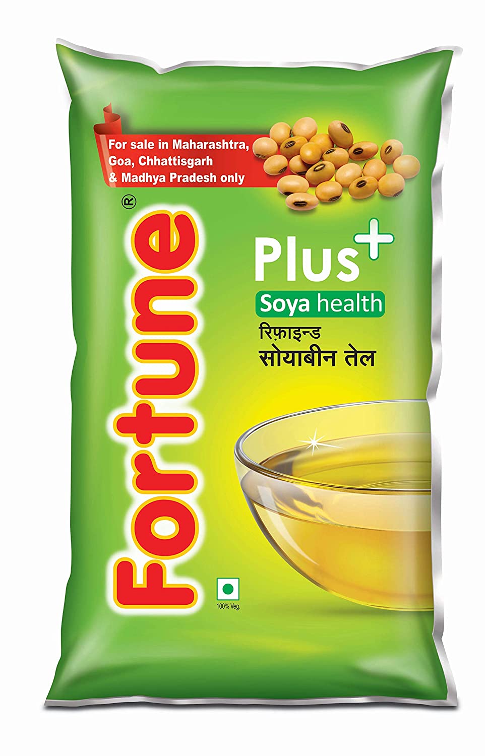 Fortune Plus Soyabean Oil, 1l