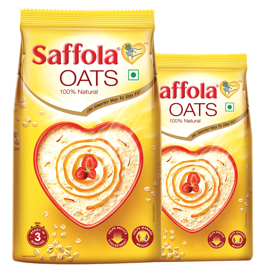 Saffola Oats, 1 Kg + 400g Free