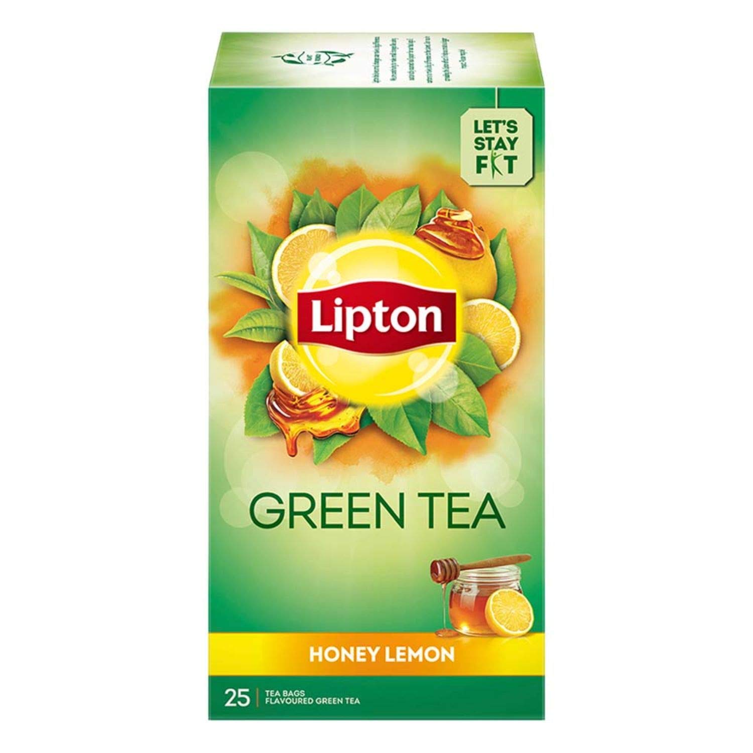 Lipton Honey Lemon Green Tea Bags, 25 Pieces