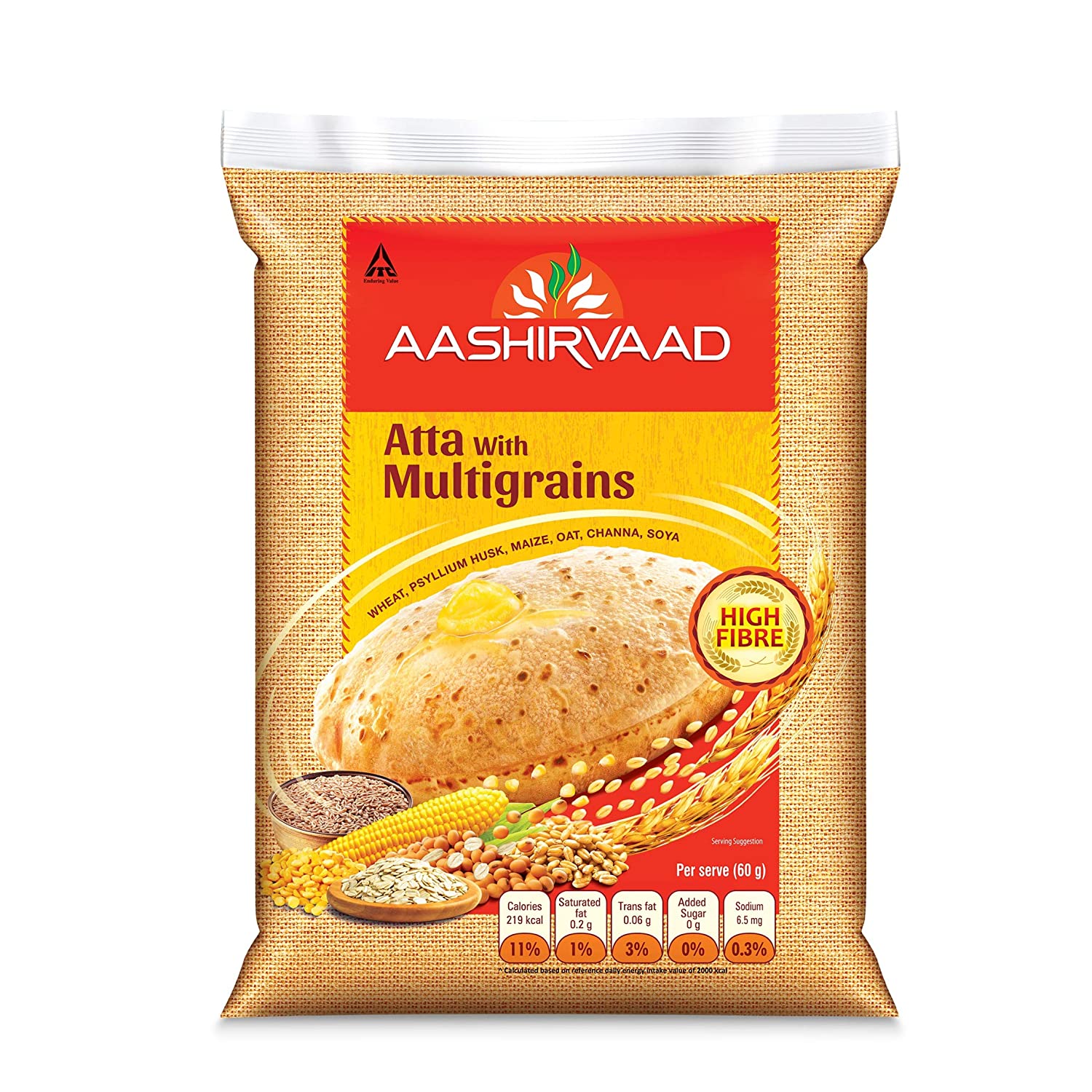 Aashirvaad Atta with Multigrains, 5kg