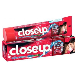 CLOSEUP TRIPLE FRESH FORMULA ANTI-GERM GEL TOOTHPASTE RED HOT