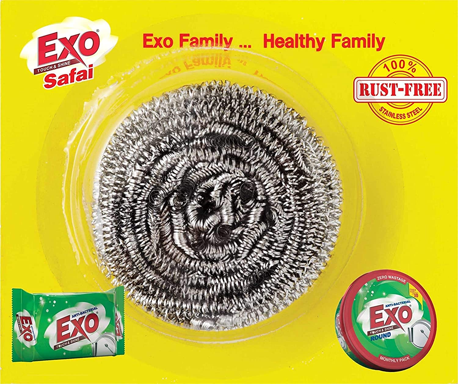 Exo Steel Scrubber – 100% Rust Free