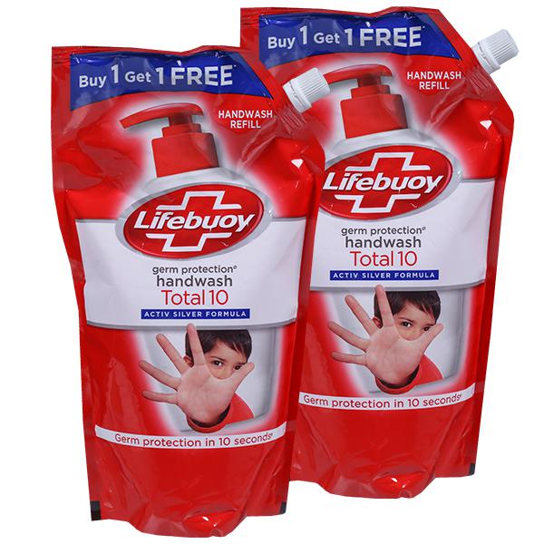Lifebuoy Total 10 Handwash (Buy 1 Get 1 Free) 2 x 750 ml  