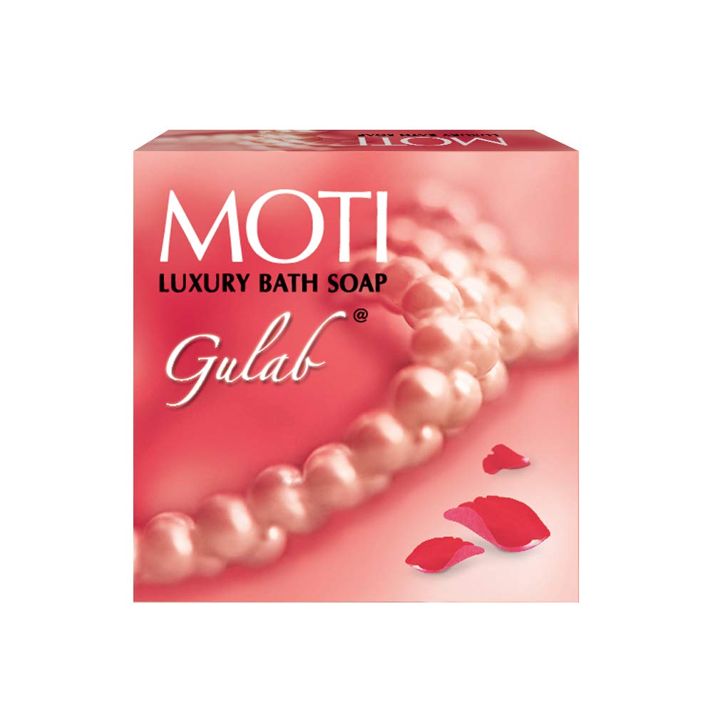 Moti Luxury Bath Soap, Gulab, 75g