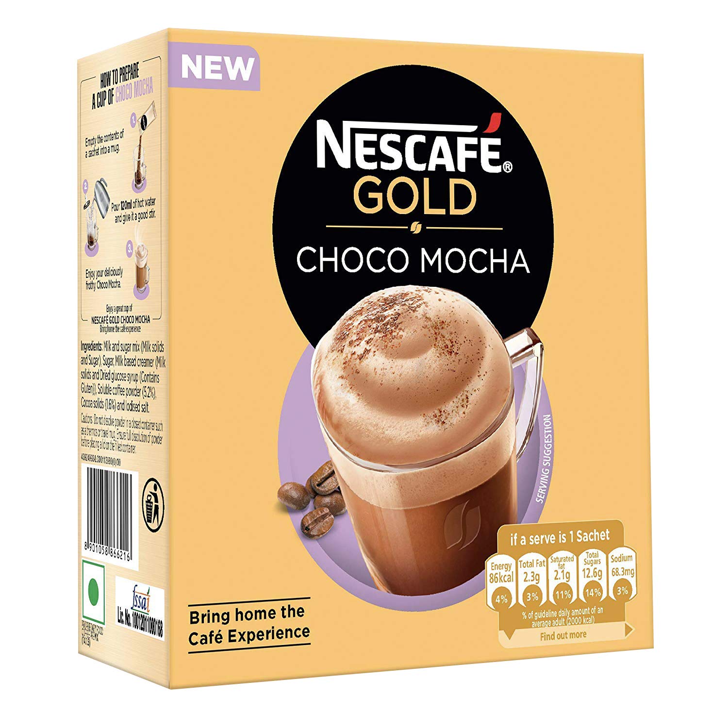 Nescafe Gold Nescafé Gold Choco Mocha, 5 sachets x 25g,
