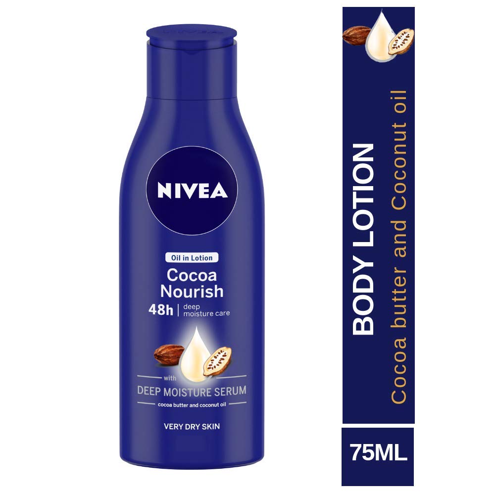 NIVEA Cocoa Nourish Body Lotion, 75ml