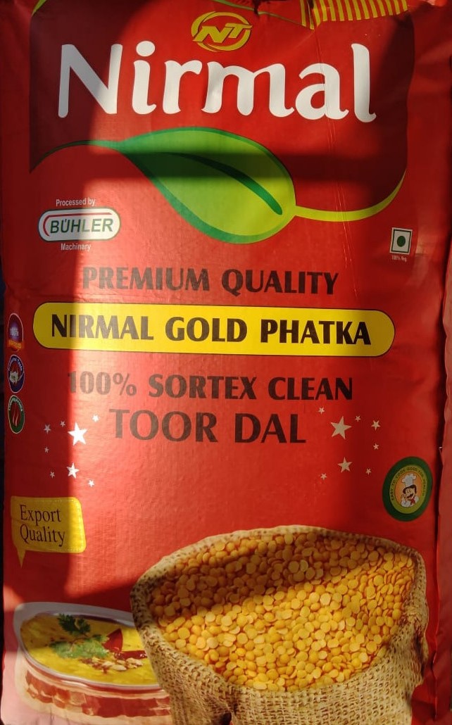 New Nirmal Gold Toor Dal Best Phatka 30 Kg Bag