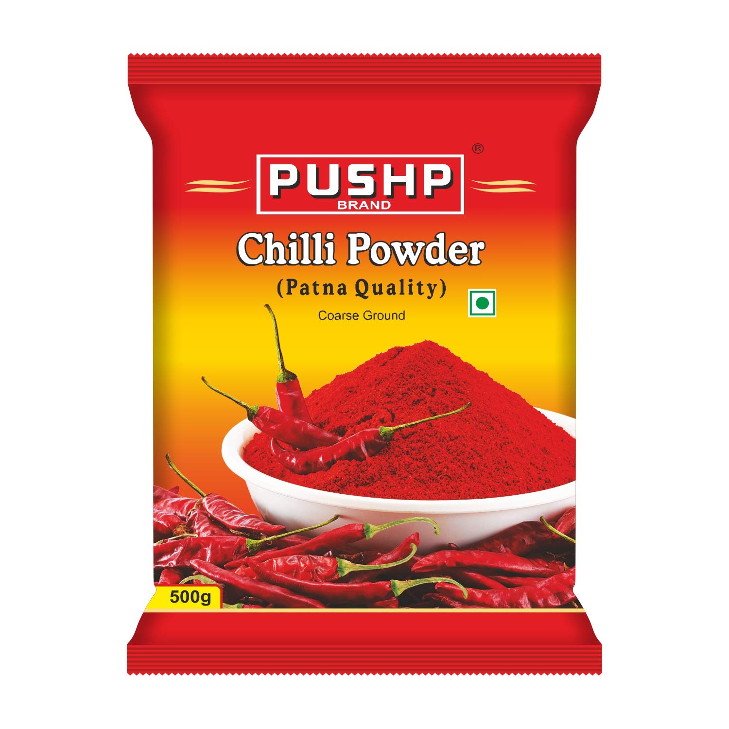 Pushp Chilli Powder (500g) - Neutral Spicy Red Chilli Powder