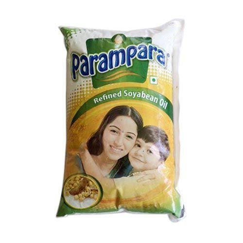 Parampara Refined Soyabean Oil -  1 Lit Pouch