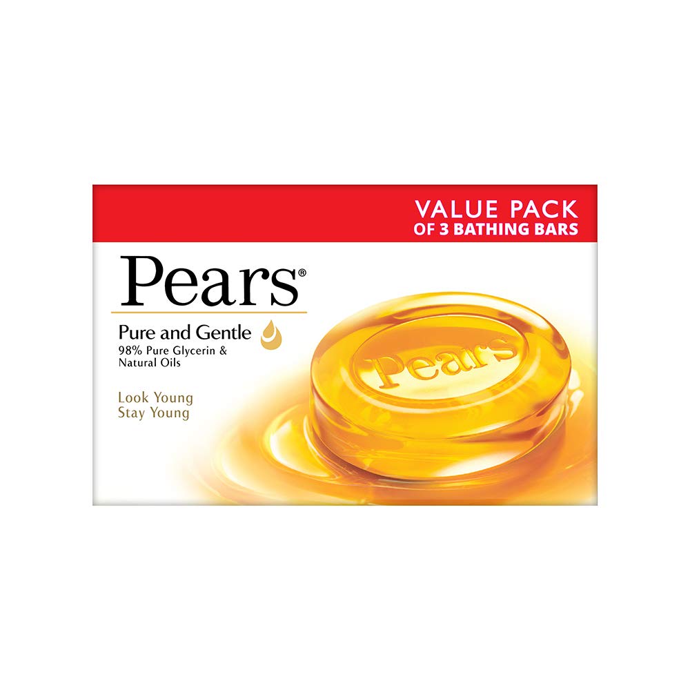Pears Pure And Gentle Soap Bar (Pack Of 4 Offer Pack)