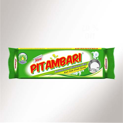 Pitambari Anti-Bacterial Dishwash Bar 400 Gram