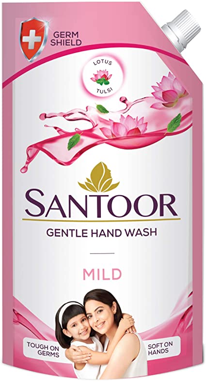Santoor Mild Handwash, 750 ml