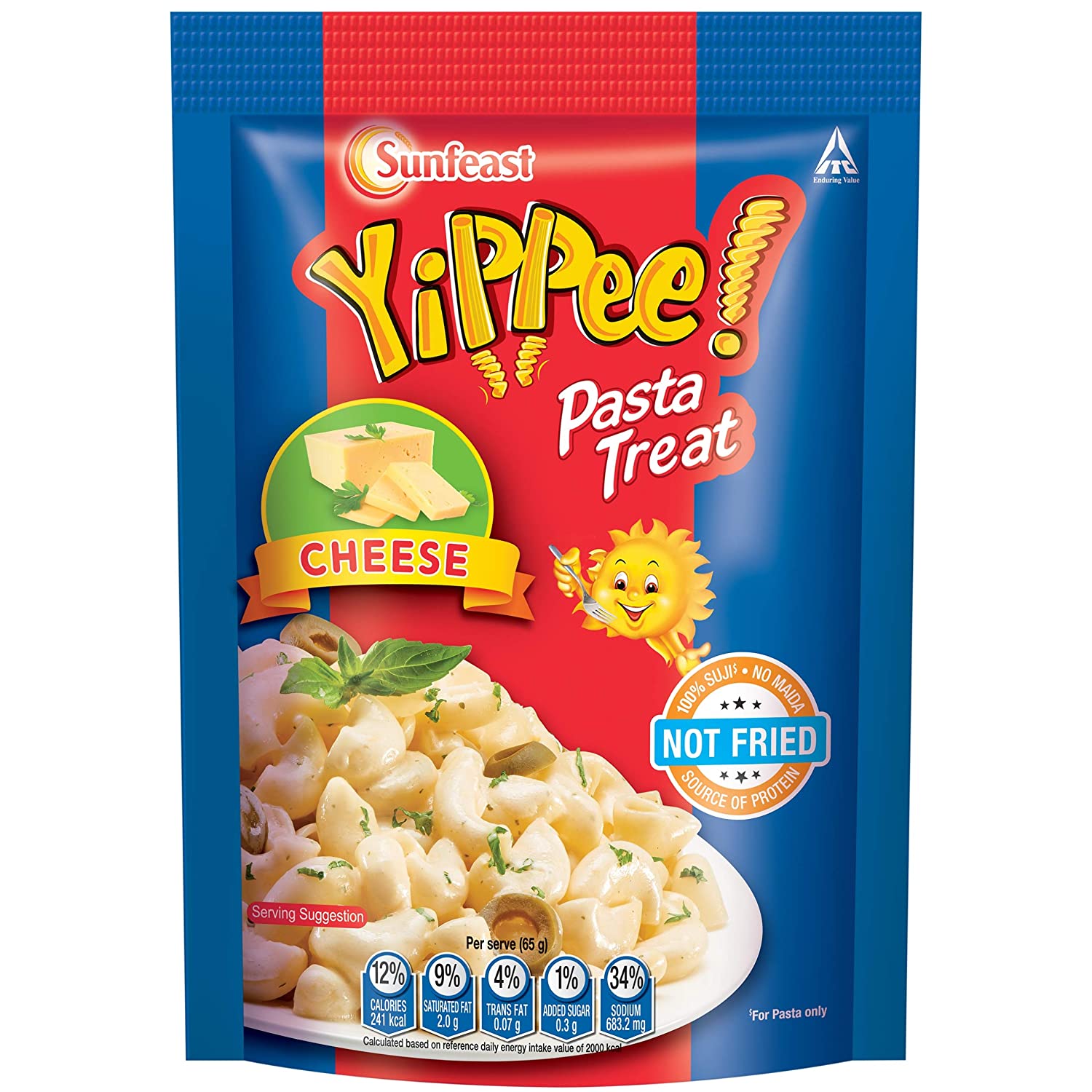 Sunfeast YiPPee Pasta Treat Cheese 65g pack