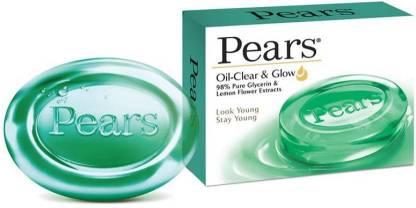 Pears Oil-Clear & Glow Bathing Bar  (75 g)